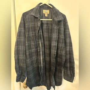 Vintage RedHead Grey Plaid Flannel Jacket Mens XL